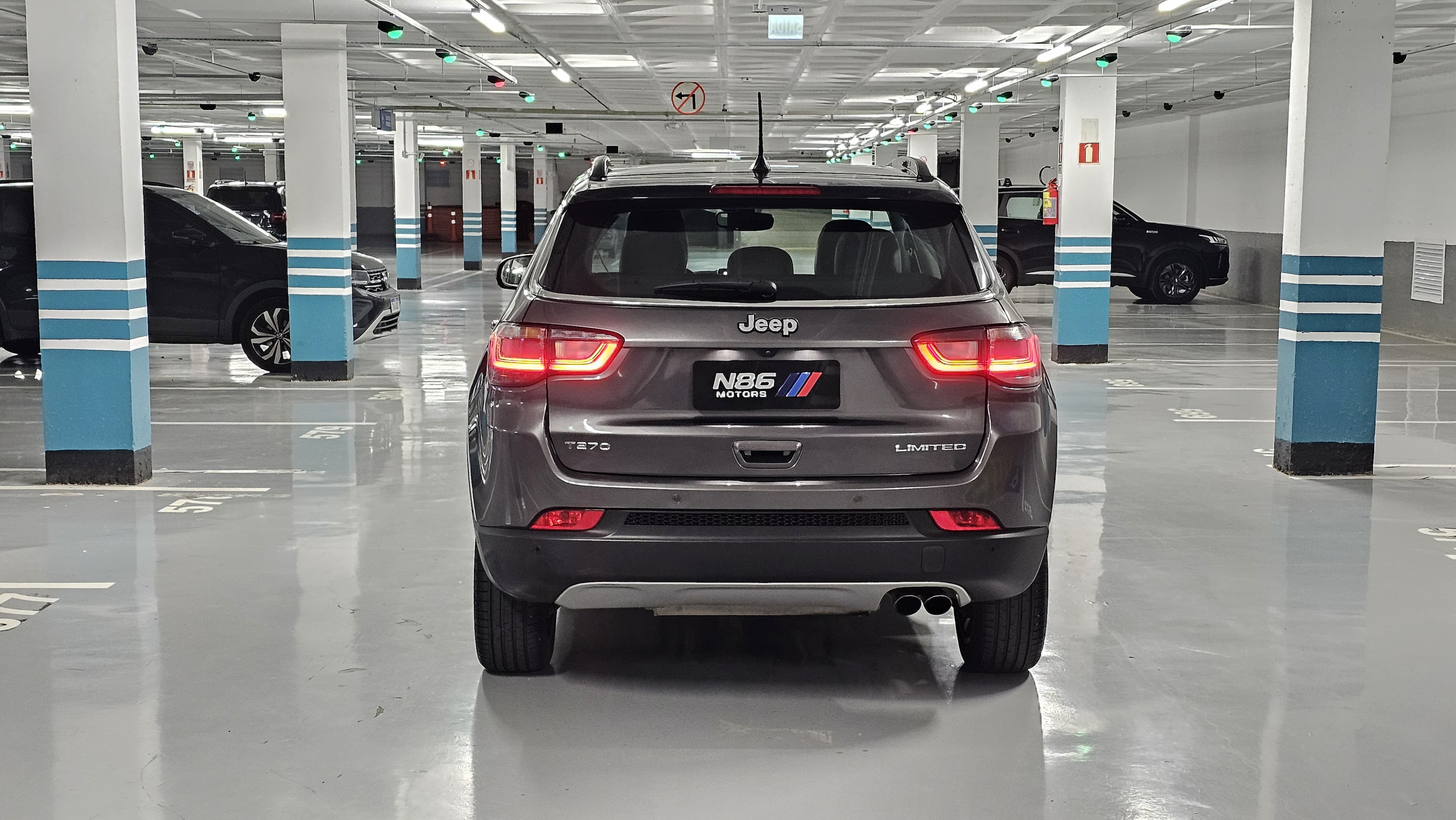Jeep COMPASS LIMITED T270 1.3 TB 4x2 Flex Aut Limited T270 COM TETO SOLAR 2022 seminovo N86 Motors, foto 6