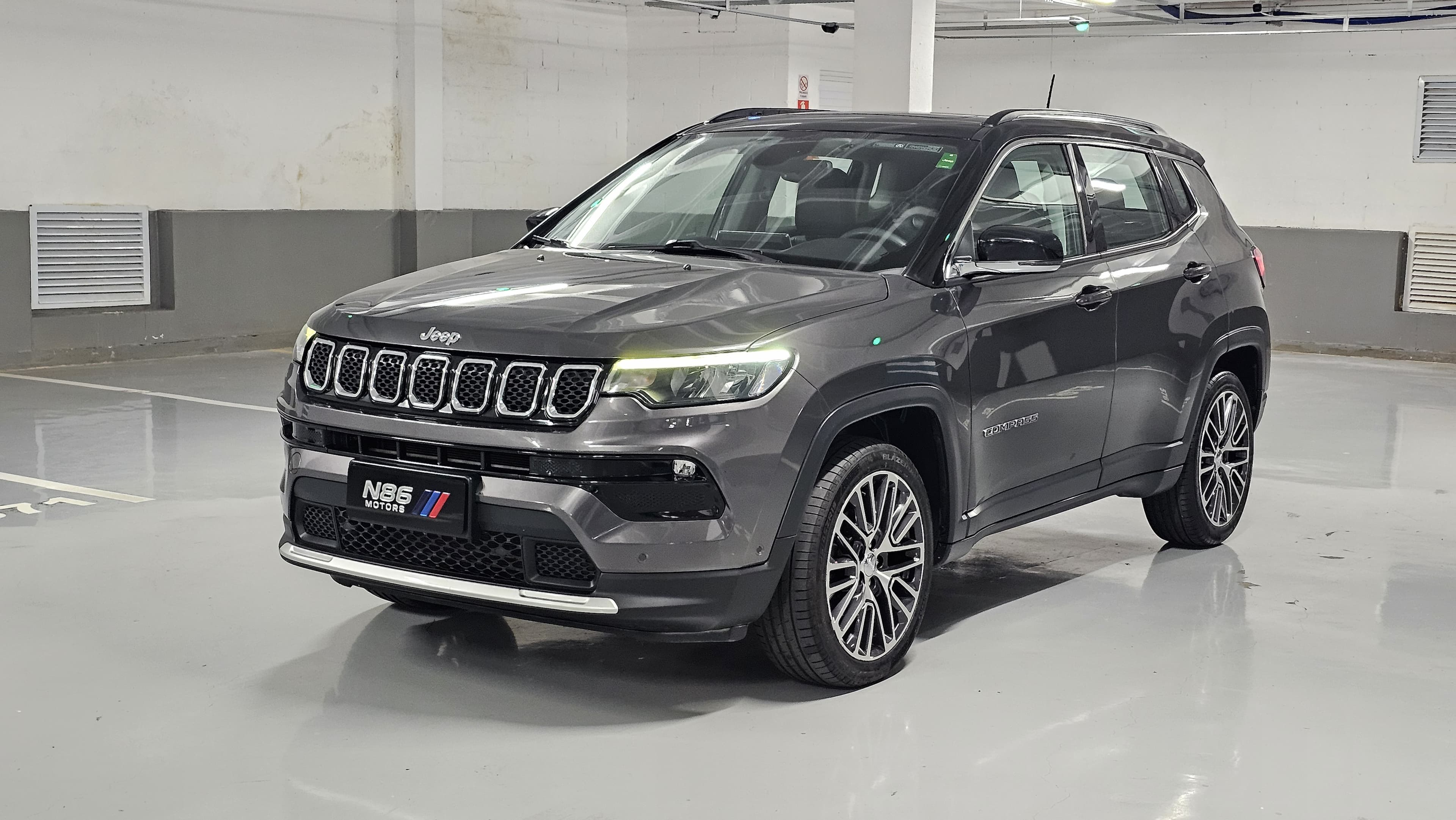 Jeep COMPASS LIMITED T270 1.3 TB 4x2 Flex Aut Limited T270 COM TETO SOLAR 2022 seminovo N86 Motors, foto 3
