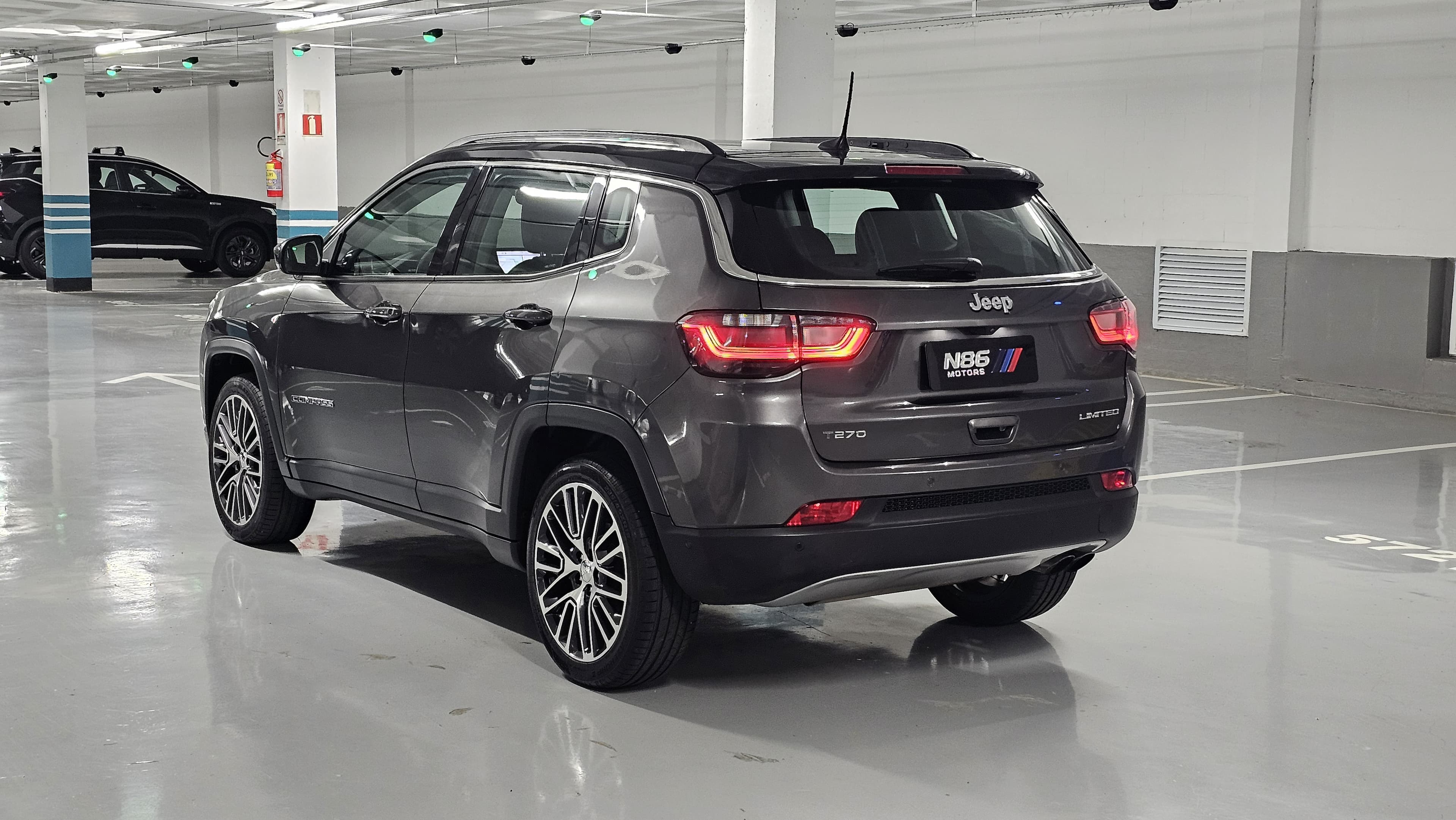Jeep COMPASS LIMITED T270 1.3 TB 4x2 Flex Aut Limited T270 COM TETO SOLAR 2022 seminovo N86 Motors, foto 5
