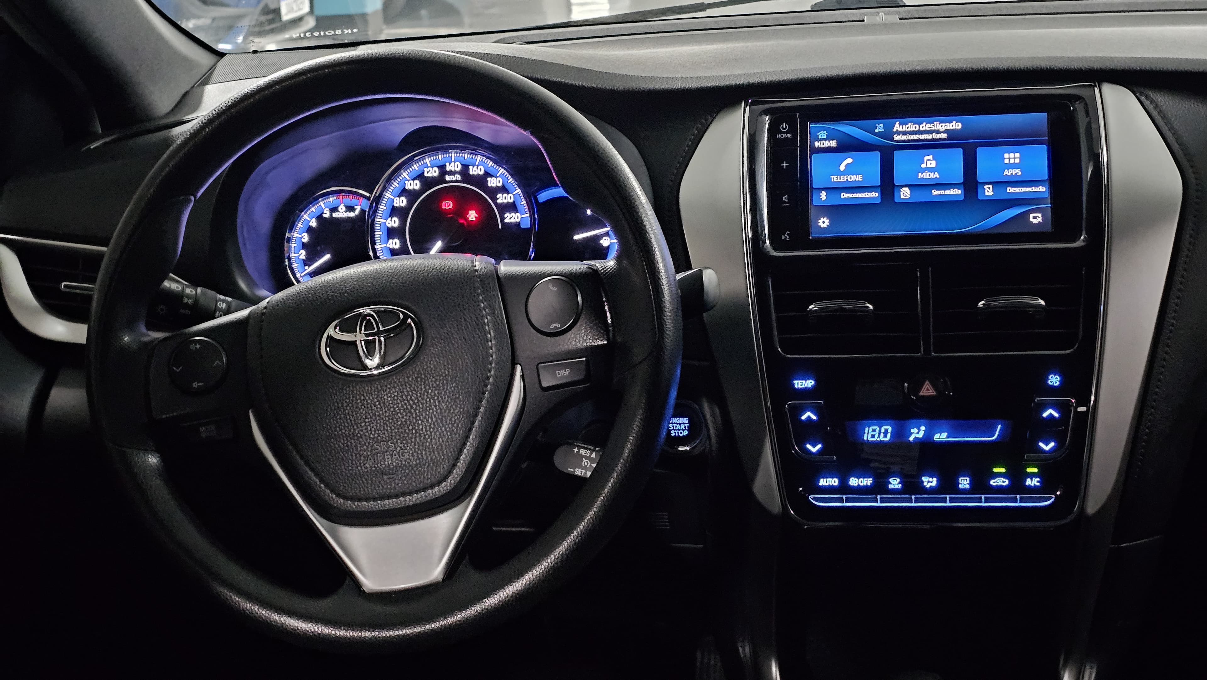 Toyota YARIS XL Plus Tech 1.3 Flex 16V Aut. XL PLUS TECH 1.3 AUT 2019 seminovo N86 Motors, foto 10